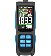 Wood Moisture Meter for Lumber Pinless Moisture Tester for Drywall with Colorful Screen Moisture ...
