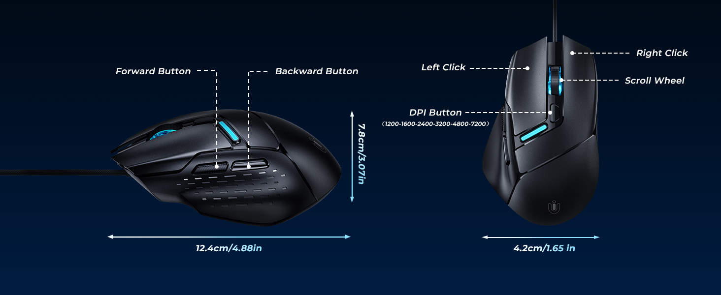 Wired gaming Mouse