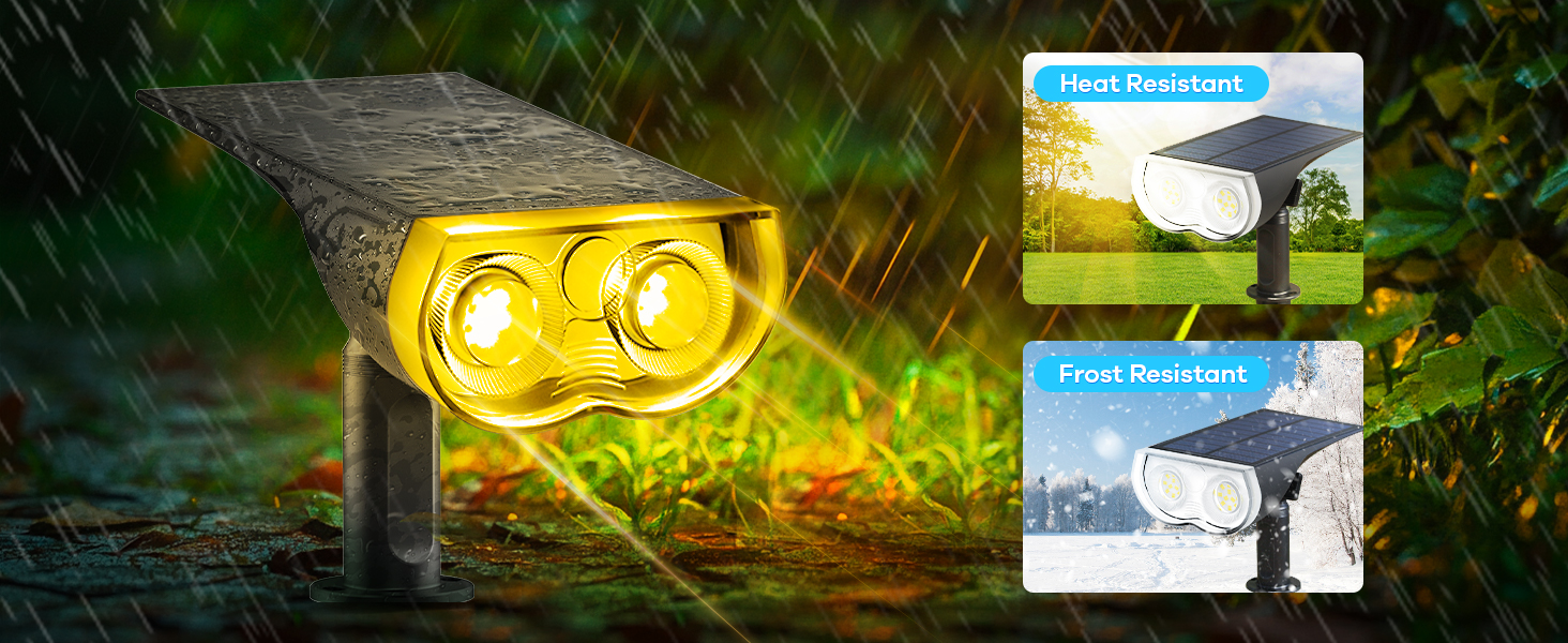 solar lights outdoor waterproof spot lights outdoor solar spotlights outdoor waterproof yard garden