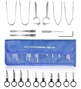 NuIth 20PCS Radio Removal Tool Set, Universal Radio Removal Pry Tool Kit, Professional Tooling Ca...