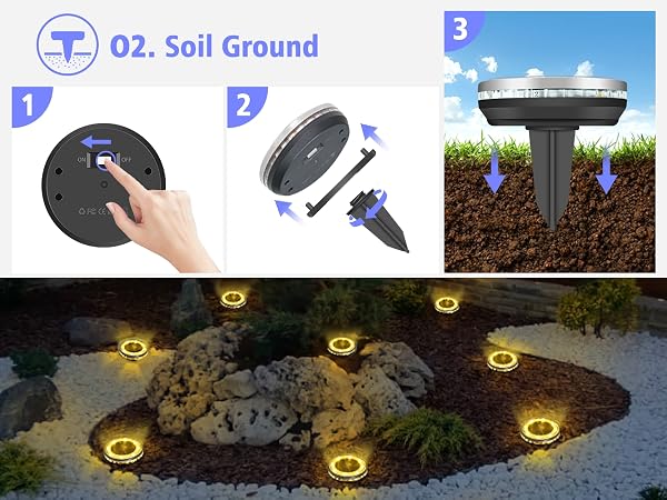 solar driveway lights