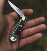 Old Timer Generational USA Series Traditional Fixed and Folding Knives with 1095 HC Stainless Ste...