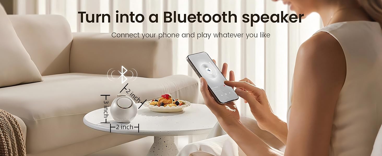 Portable Sound Machine with AI Cry Detection White Noise Machine