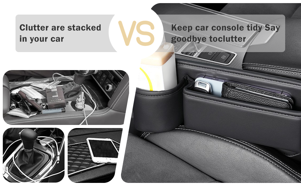Car Seat Gap Filler Organizer