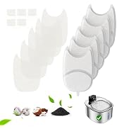 5 Pack Filters Replacement Filter for FS11 Plus Cat Fountain, 6 Layer Filter, Pet Drinking Founta...