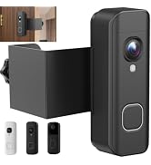 Anti-Theft Doorbell Mount Compatible with Blink Newest 2026 Battery Doorbell 2K+, No Drill Doorbe...