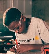 Carhartt Boys Linear Logo T-Shirt Grey