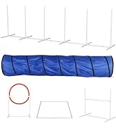 Donext 6Pack Dog Agility Training Equipment, Dog Obstacle Course Training Starter Kit Pet Outdoor...