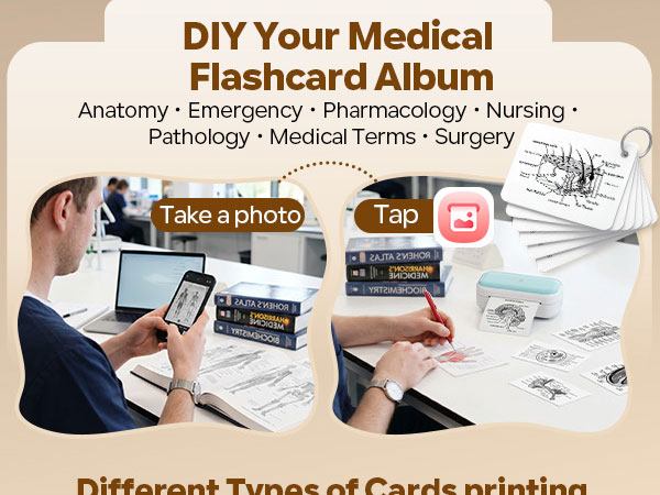 mini flashcard printer