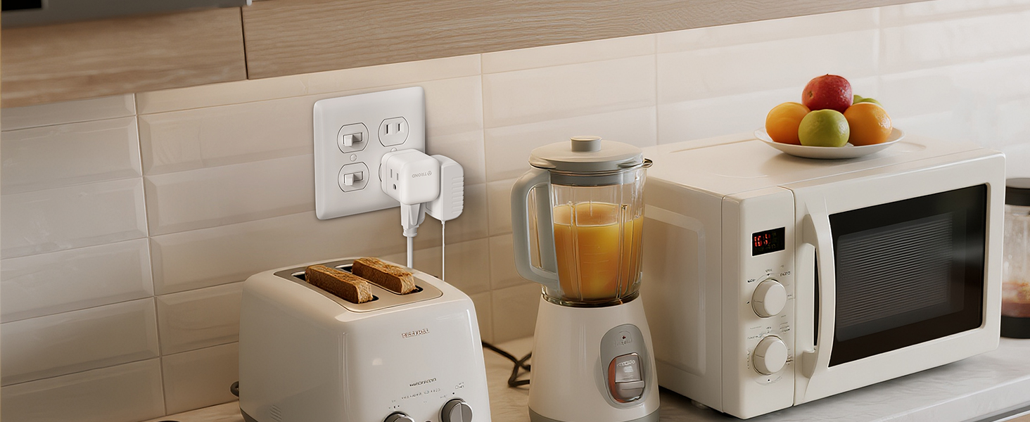 2 prong outlet adapter
