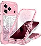 Hekodonk for iPhone 17 Pro Max Case, Compatible with Magsafe [Built-in Tempered Glass Screen Prot...