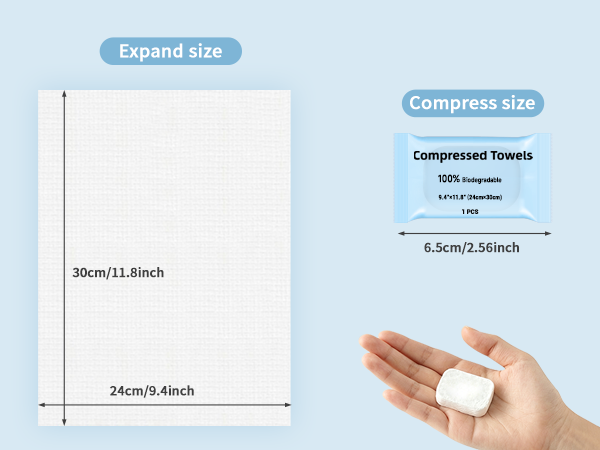 Compressed Towels