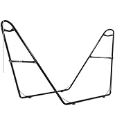 DUMOS Universal Double Hammock Stand Only, Heavy Duty Hammock Stands for 2 Person, Steel Stand fo...