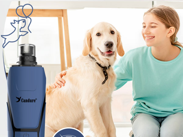 Rechargeable Dog Nail Trimmer Low Noise Dog Nail Grinder