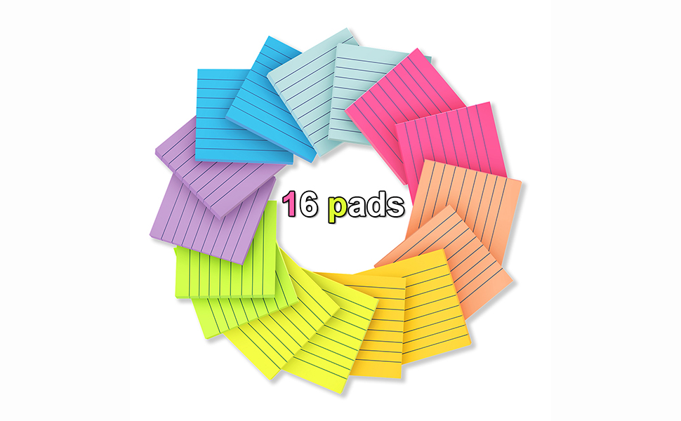 lined 3x3 postit
