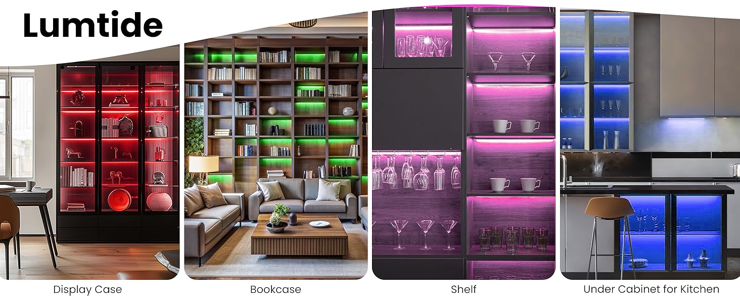 bookcase lighting