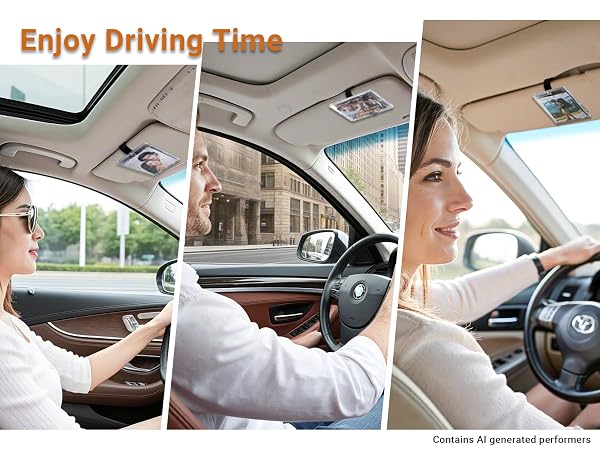 car photo visor clip
