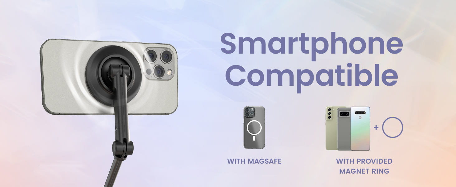 selfie stick phone stand for vlogging and photos