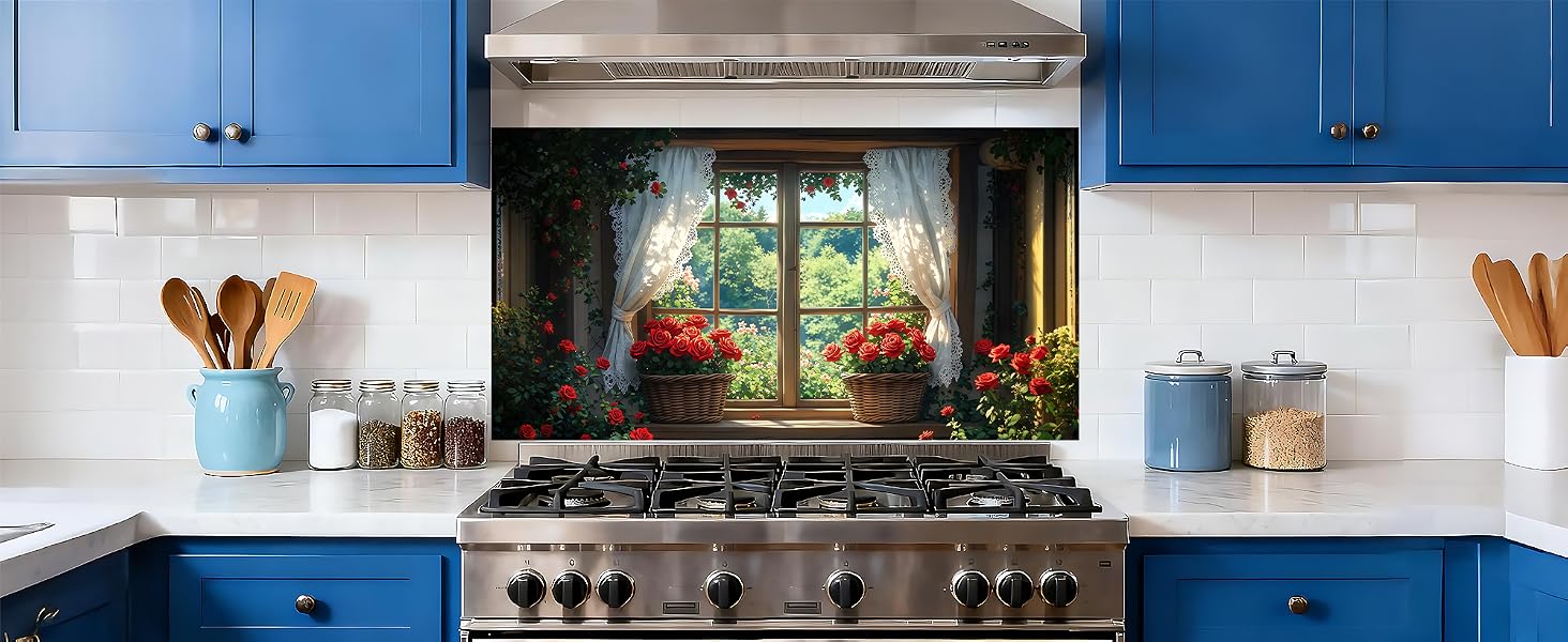 stove backsplash protector for wall oil proof wall stickers for kitchen backsplash kitchen