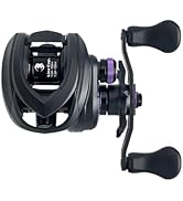 KINGDOM Micro Monster Pro Fishing Reel Baitcasting Reel 7.6:1 Gear Ratio 4 kg Brarking Force, Lig...