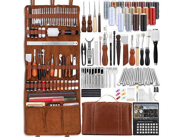 TLKKUE Leather Tooling Kit Leather Craft Tools