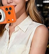 COMITOK iPhone Camera Grip MOCA with Magnet Fill Light & Mirror for 17 Pro iOS26 Native Camera, F...