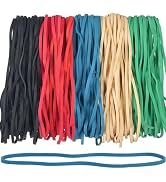 Foshine-Rubber bands large, size 117B 120 Pack Elastics Bands 7 inch Long rubber bands for office...