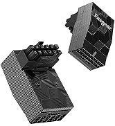 Fasgear 12VHPWR Adapter 90 Degree 1 Pack Right Angle PCI-e 5.0 16pin Power Adapter 12+4pin 600W G...