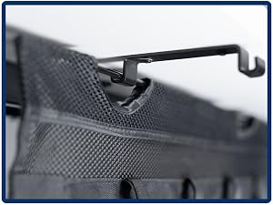 HANG MESH PANEL ON REAR HOOKS