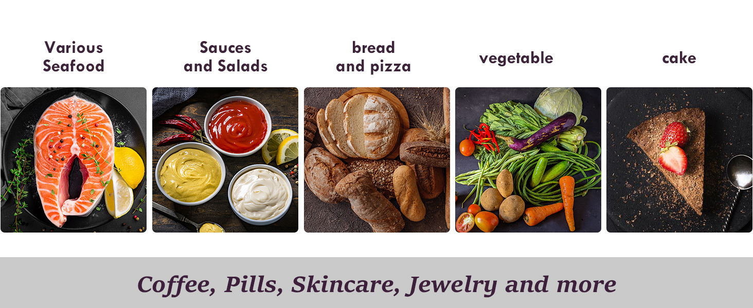 Widely application for storage meat seafood sauce fruit vegetables coffee pills skincare jwelry