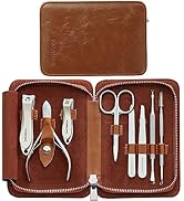 FAMILIFE Manicure Set, Nail Clippers Pedicure Tool, 8 pcs Stainless Steel Manicure Kit Profession...