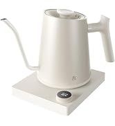Greater Goods Electric Gooseneck Kettle, 1200W Stainless Steel with Precision Temperature Control...