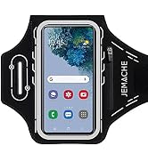 JEMACHE Running Armband for Samsung Galaxy S22 Ultra, S21 FE, S20 FE, S22 Plus, S21 Plus, Note 20...