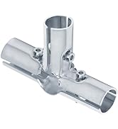 Fanmao 4 Sets 4 Way Structural Pipe Connector T Clamps for 3/4" EMT Conduit, 3/32" Thick