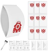 3D Airclean Dust Bags Replacement for Miele FJM Vacuum Compact C2 Compact C1 Complete C1 S241 S29...