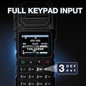 Full keypad input for convenient manual programming