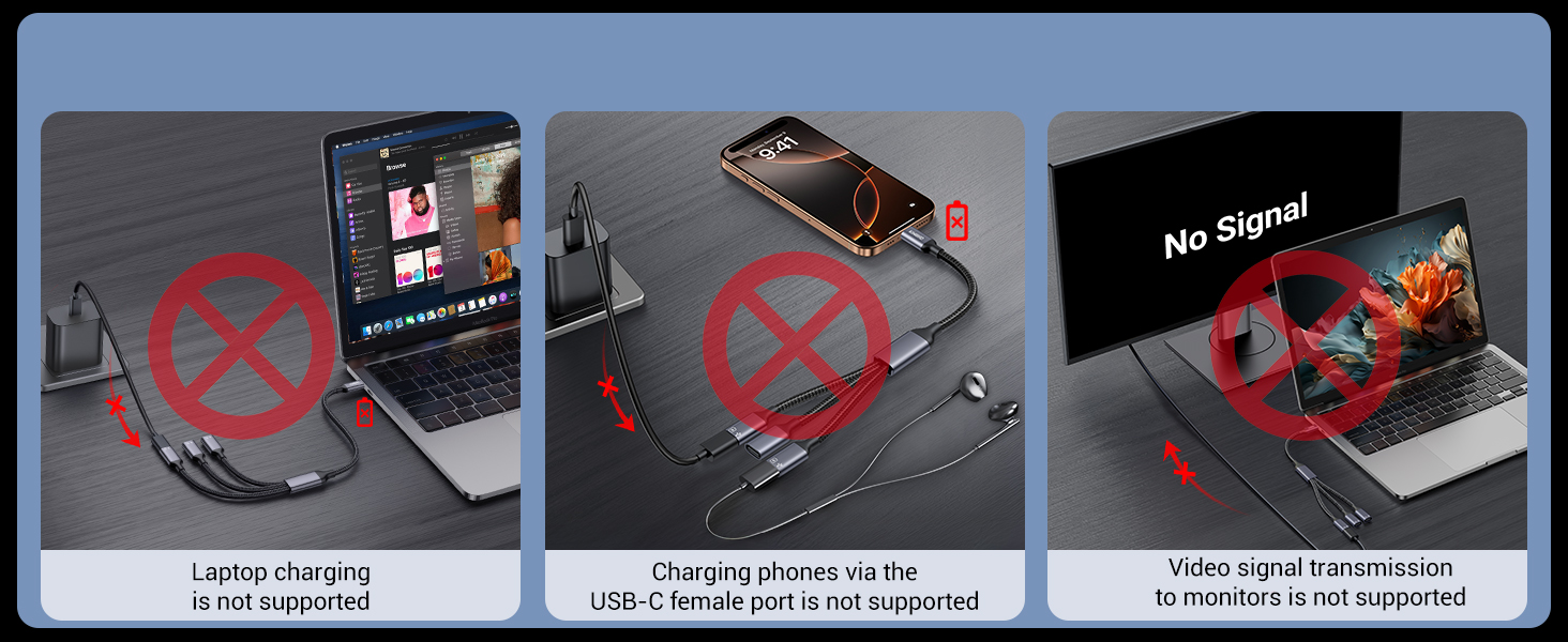USB-C to USB-C Splitter