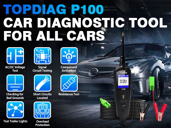 Topdiag P100 Power Circuit Probe Kit