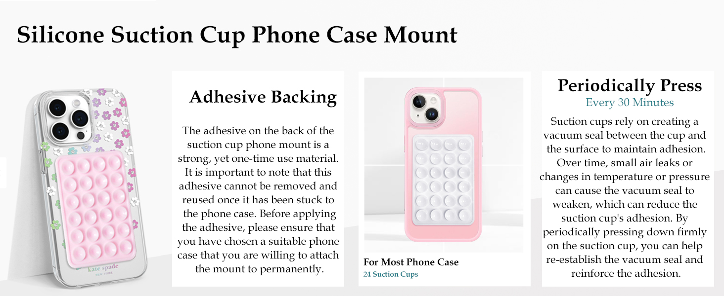 suction cup for phone case