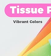 SUNCOLOR Glitter Rainbow Tissue Paper for Gift Bags, 36 Sheets, 9 Assorted Colors, 20 x 20 Inch, ...