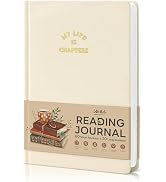 WEMATE Reading Journal, Book Review Journal with 220Pages, 80 Book Reviews & 5 Bookmarks, Book Tr...
