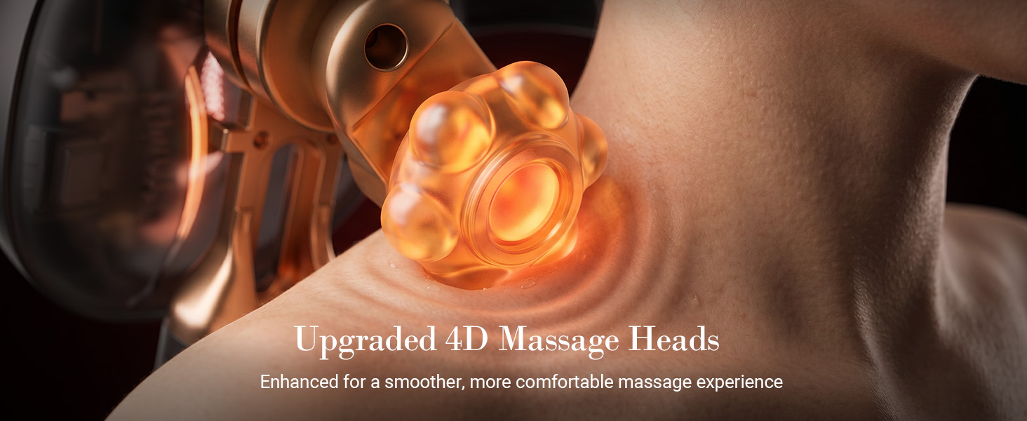 Upgraded 4D Massage Heads