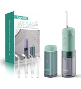 VOYOR-HEALTH Portable Water Flosser Cordless, Mini Travel Oral Irrigator with Telescopic Water Ta...