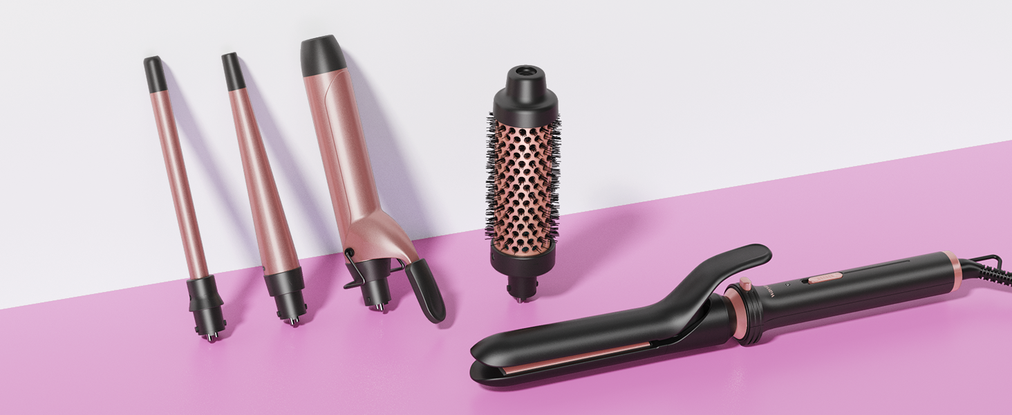 5 in 1 curling wand set