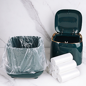 Mini Desk Trash Can with Lid