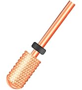 LIERKISS Nail Drill Bits Carbide for Electric Nail Drill E-file 3/32'' Safety, Smooth Round Top H...