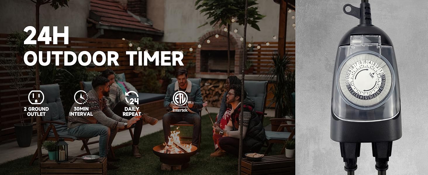 24 outdoor timer
