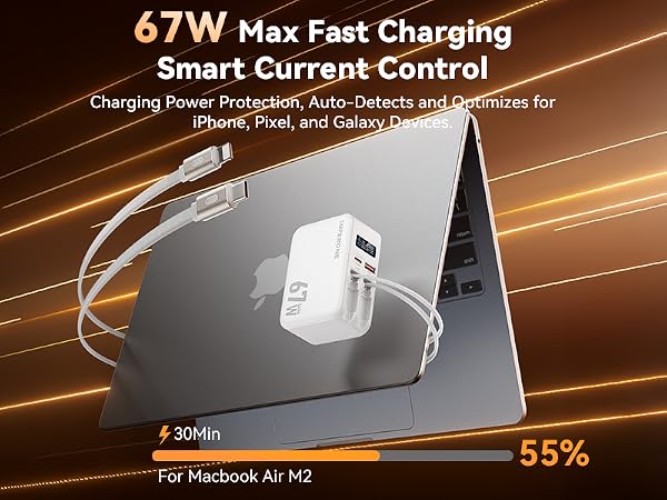retractable charging cord