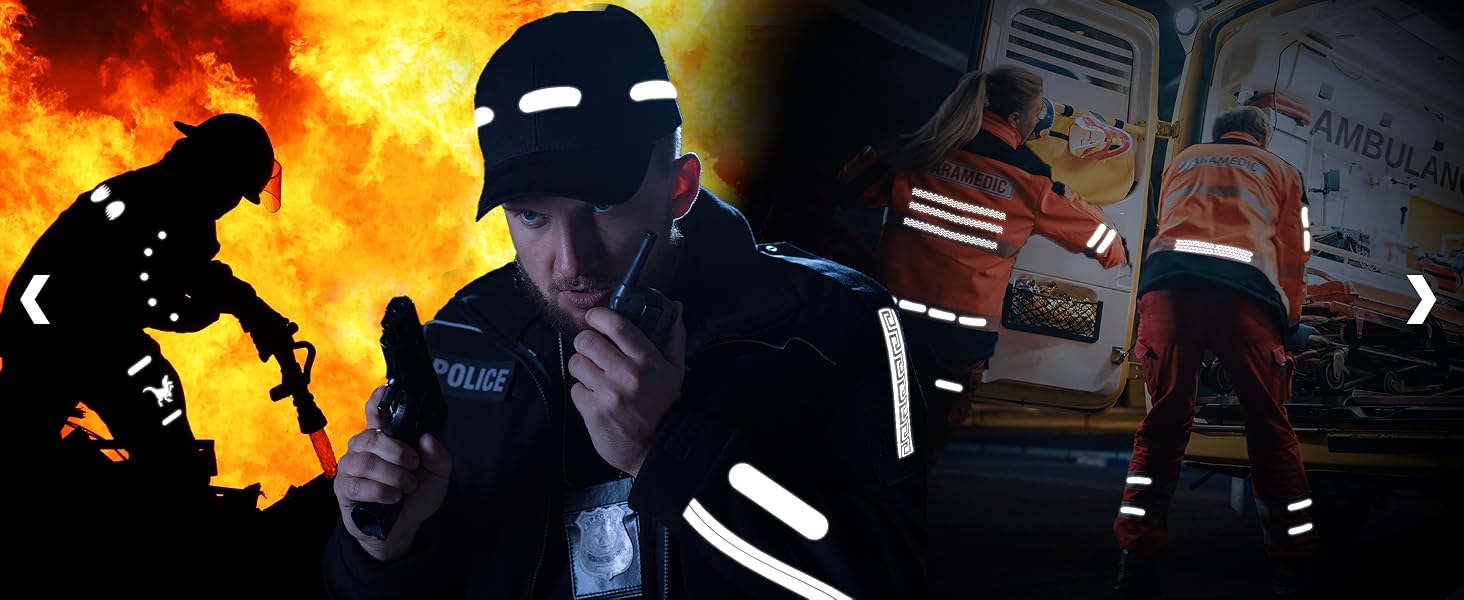 reflective stickers for police