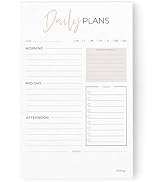 Rose Gold Blush Daily Planner Notepad, 5.5 x 8.5 in.